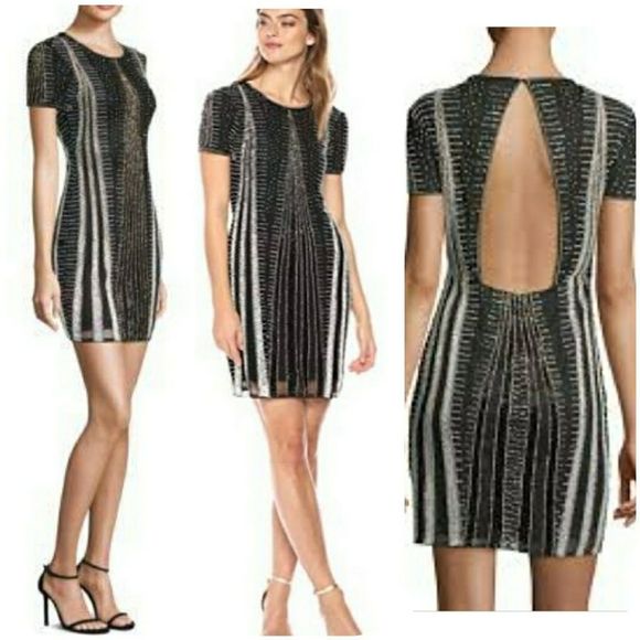 Parker Dresses & Skirts - Parker Black Alice Open- Black Mini Cockta…